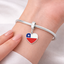 Pingente Encanto Coração Texas S925 Charm Romanely
