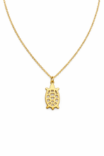 Colar Tartaruga Dourado em Aço Inoxidável Romanely
