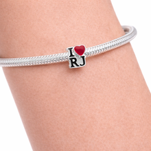 Pingente Encanto I Love RJ (Rio de Janeiro) S925 Charm Romanely