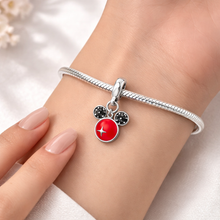 Pingente Encanto Ícone das Orelhas Redondas com Zircónias S925 Charm Romanely
