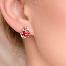 Brincos Argola Joaninha com Zircónias S925 Romanely