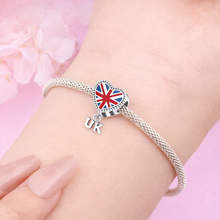 Pingente Encanto Coração UK S925 Charm Romanely