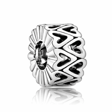 Pingente Encanto Corações S925 Charm Romanely