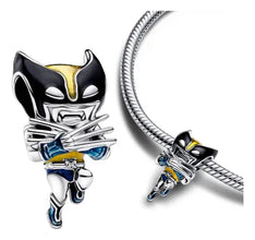 Pingente Encanto Homem Garras de Adamantium S925 Charm Romanely