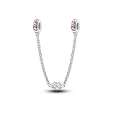 Pingente Encanto Corrente Coração Infinito com Zircónias S925 Charm Romanely