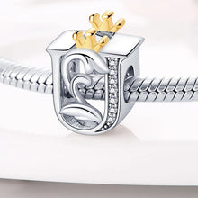 Pingente Encanto Letra U com Zircónias S925 Charm Romanely