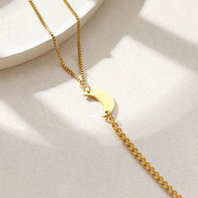 Pulseira Lua Dourada em Aço Inoxidável