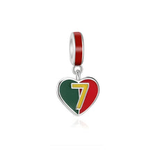 Pingente Encanto Coração 7 Portugal 2 S925 Charm Romanely