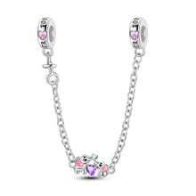 Pingente Encanto Corrente Mãe e Filho Elefantes com Zircónias S925 Charm Romanely
