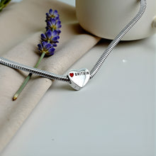 Pingente Encanto Coração UK 2 S925 Charm Romanely