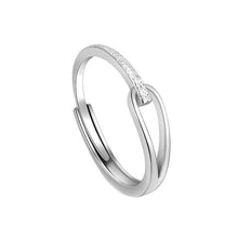 Anel Geométrico Minimalista Prateado S925