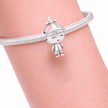 Pingente Encanto Menino com Boné S925 Charm Romanely