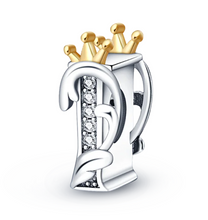 Pingente Encanto Letra I com Zircónias S925 Charm Romanely