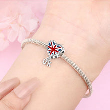 Pingente Encanto Coração UK S925 Charm Romanely